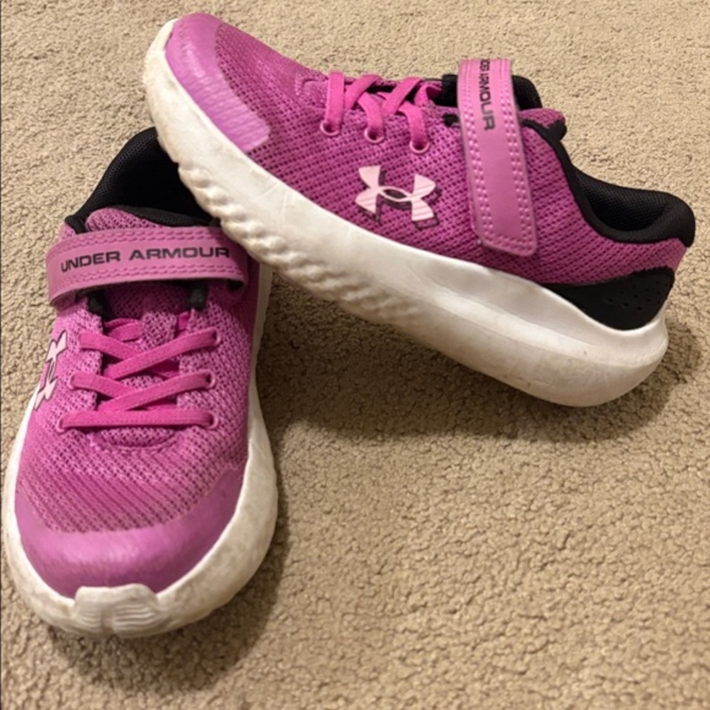 Under Armour Kids' Fuchsia Sneakers